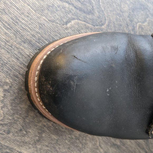 Field N Forest Shoes Field N Forest Black Leather Work Boots